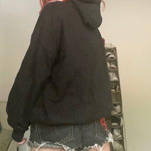 Plan Black Oversized Hoodie